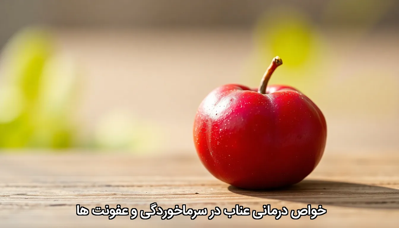 خواص درمانی عناب در سرماخوردگی و عفونت ها